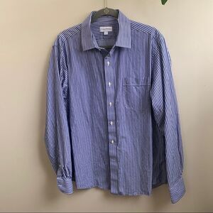 Tommy Bahama blue stripe shirt 17